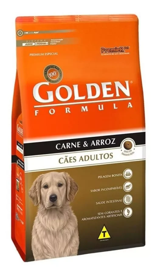 Alimento Golden Premium Especial Formula para cão adulto de raza todos os tamanhos sabor carne y arroz de 15 kg