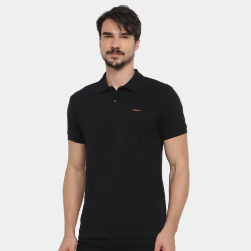 Camisa Polo Colcci Casual Masculina - Preto