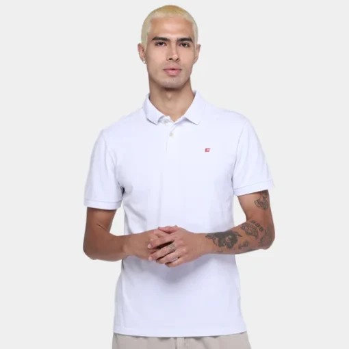 Camisa Polo Colocci Masculina - Branco