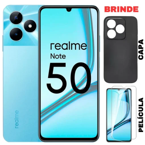 Celular Smartphone Realme Note 50 256/4GB 128GB/4GB 64/3GB Ram - 1 Ano de Garantia Original Lacrado