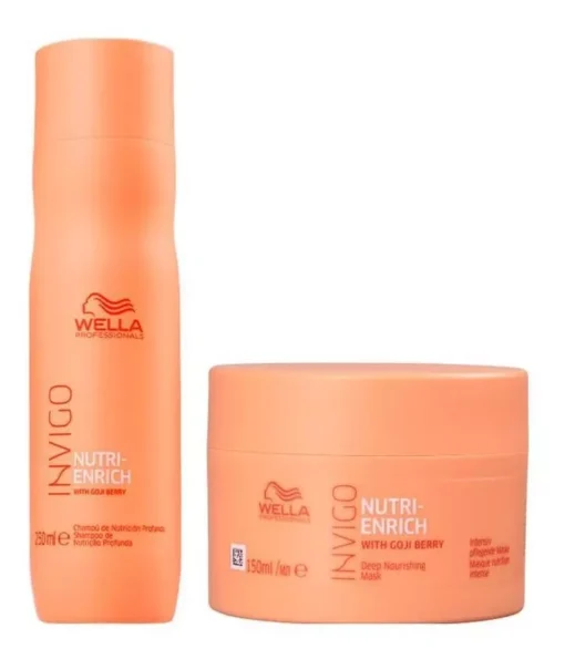 Kit Wella Pro Invigo Enrich Sh 250 Ml + Masc 150 Ml