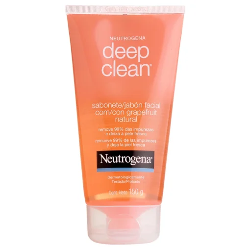 Sabonete Facial Neutrogena Deep Clean Grapefruit 150g - Incolor