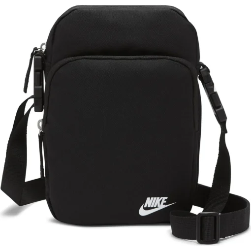 Shoulder Bag Nike Heritage Crossbody - Preto+Branco