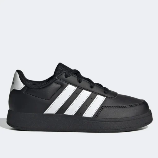 Tênis Infantil Adidas Breaknet Lifestyle Court Lace - Preto+Branco